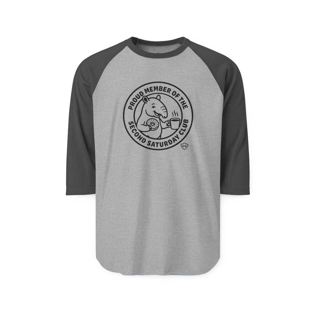 Second Saturday Club Baseball T-shirt (3/4 length sleeve)