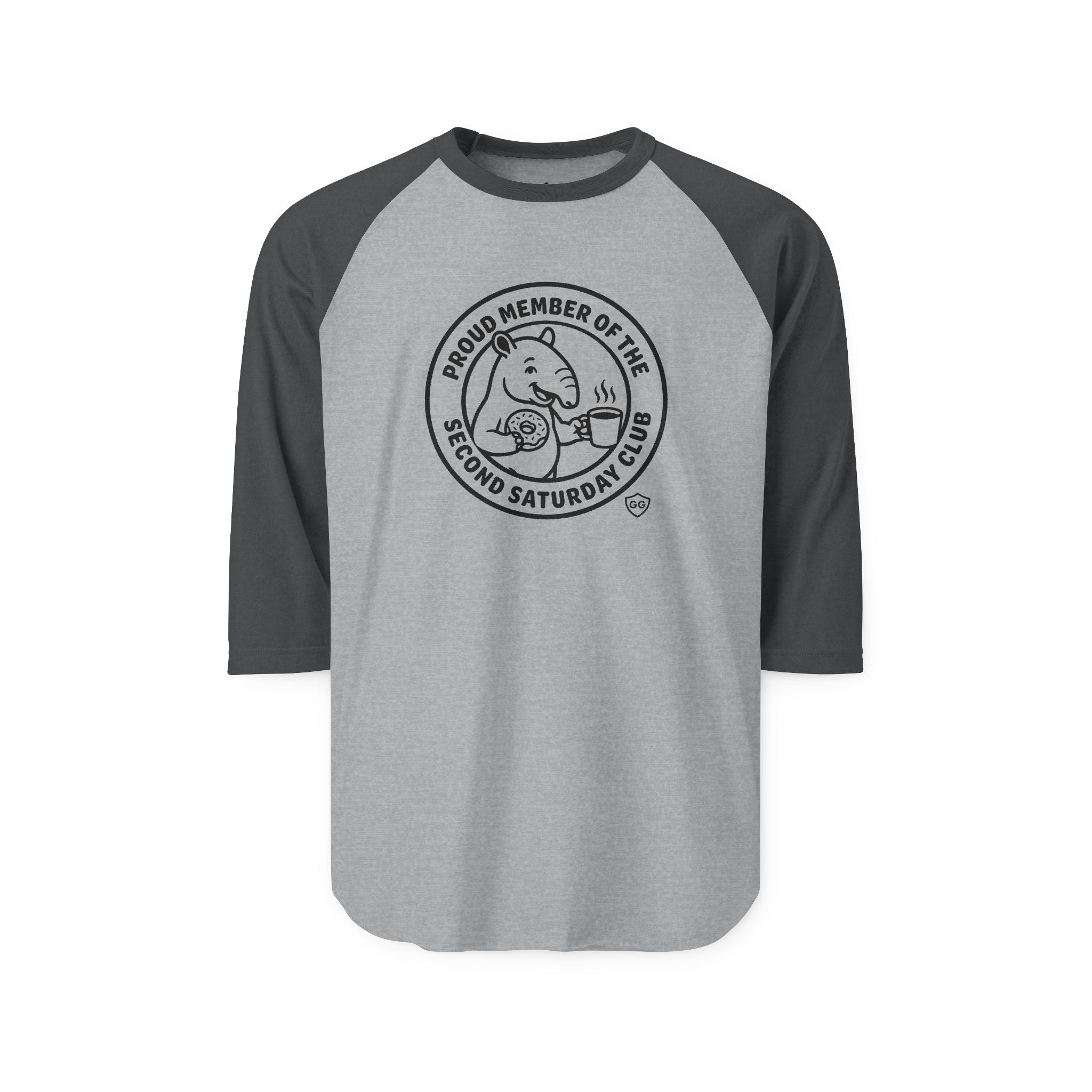 Second Saturday Club Baseball T-shirt (3/4 length sleeve)