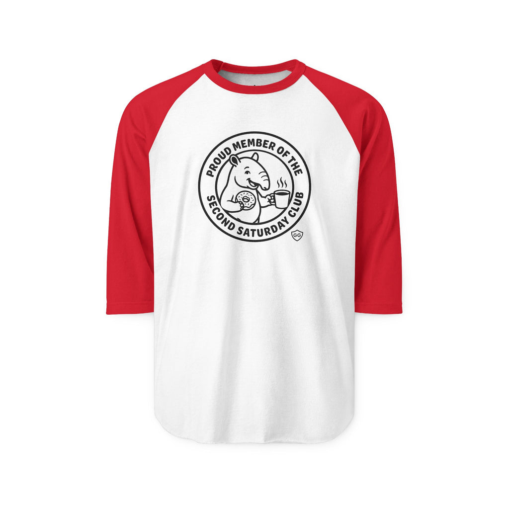 Second Saturday Club Baseball T-shirt (3/4 length sleeve)